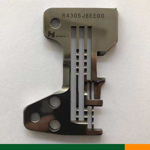 强信牌重机MO-6700/6714四线锁边机针板R4305-J6E-EOO 细边密拷