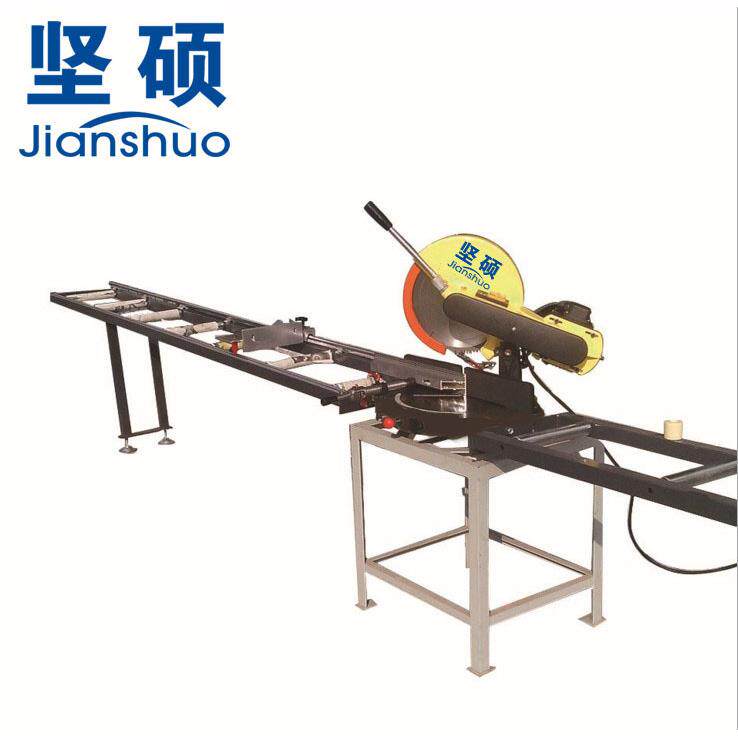 销铝合金平开窗45°切割机js300精密转盘切割机