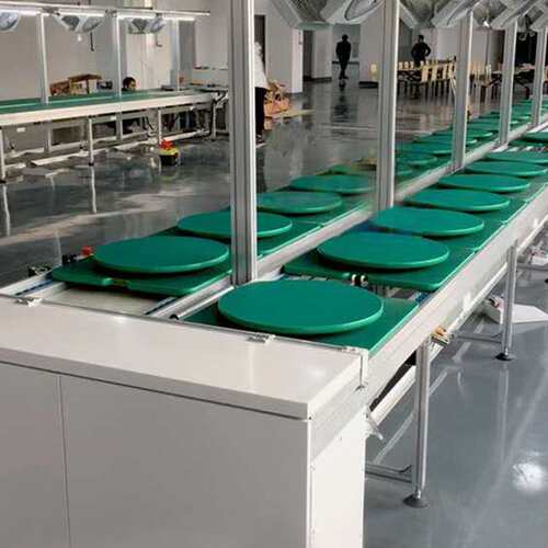 防静电倍速链工装板生产线滚筒输送机电子装配传送带流水线操作台
