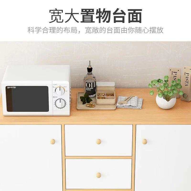 简易橱柜经济型餐边柜简约现代家用厨房置物柜组合客厅靠墙柜子