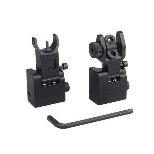 全金属前后准星 水弹机械瞄装饰品Front Rear Sight