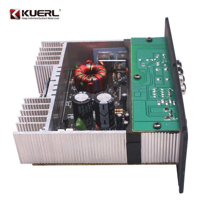 厂家 车载音响改装12V24V额定RMS80W汽车超薄低音炮内置功放板