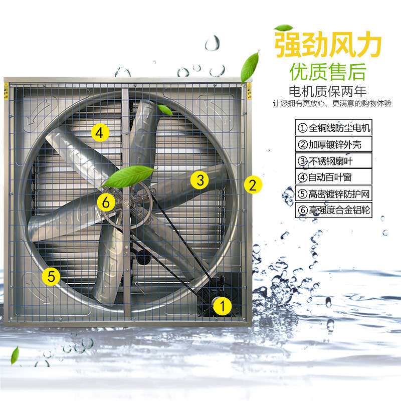 负压风机 工业排气扇换气扇 工厂网吧排风扇 排风机