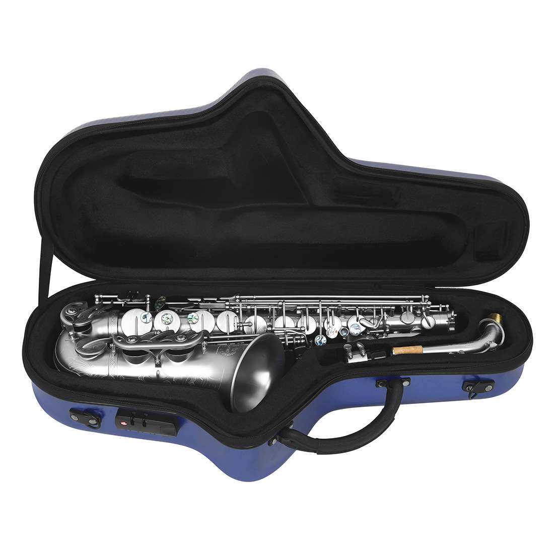 美贝特萨克斯白铜管体磨砂中音降e调萨克斯乐器乐团专业演奏SAX