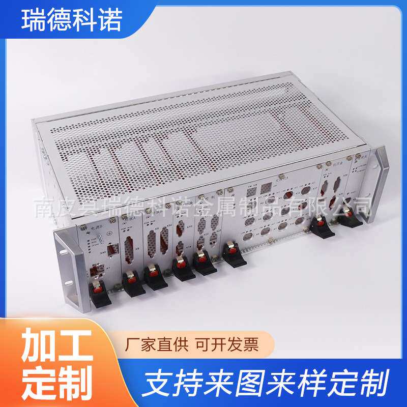 型材机箱外壳3U插箱测试机箱工控机箱铝型材服务器通信插箱机壳