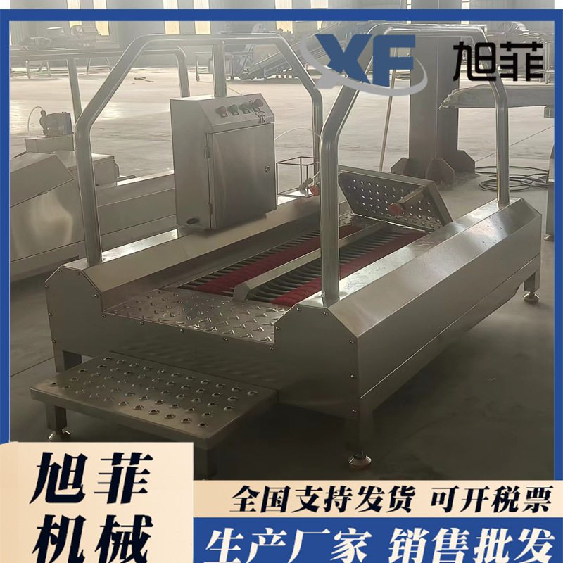 智能门禁洗靴机 双通道 不锈钢材质 靴底清洗消毒机