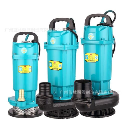 QDX潜水泵 QDX20-10-0.75单三相2寸 3寸 4寸大W口径清水潜水泵