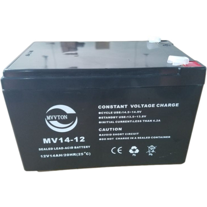 厂家批发12V14AH铅电瓶拉杆音箱电池免维护蓄电池可充电
