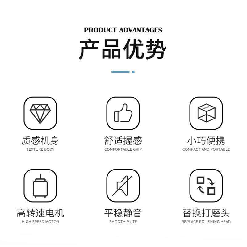 直销升级版电磨机小型手持电动木雕工具珍珠打孔器家用打磨笔