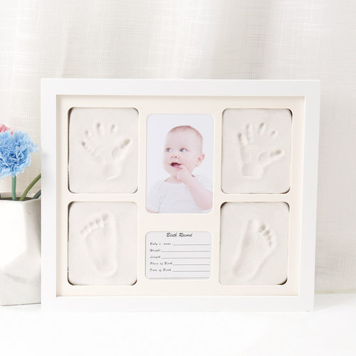 宝宝手足印泥Handprint photo frame手脚印婴幼儿纪念厂家批发
