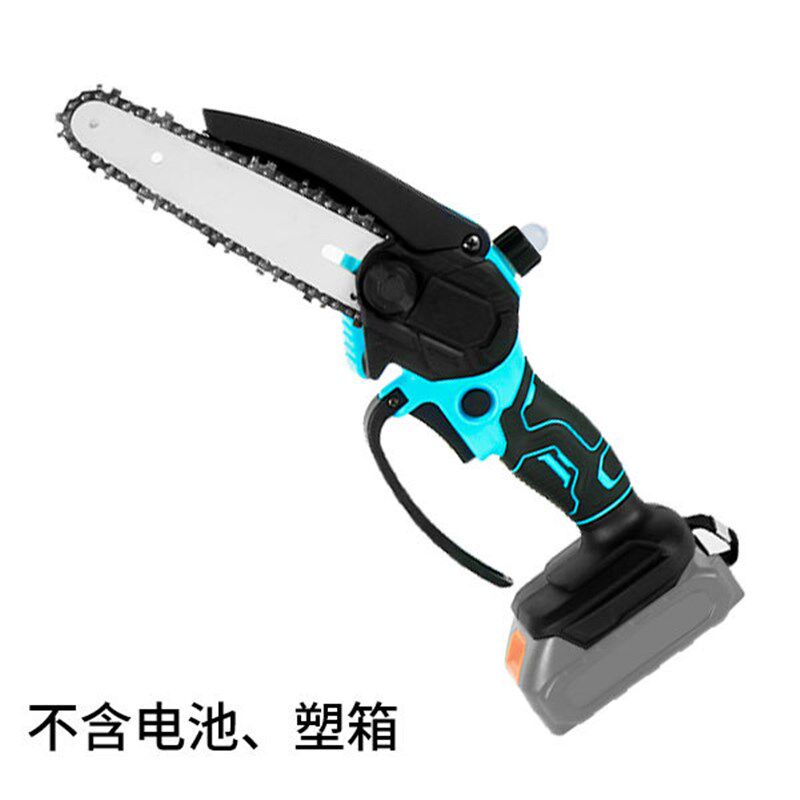 6寸无刷带油壶锂电链锯迷你锯木工电锯园林工具充电式小型电动锯