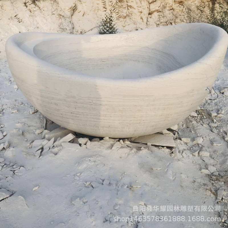 欧式大理石雕室内浴盆