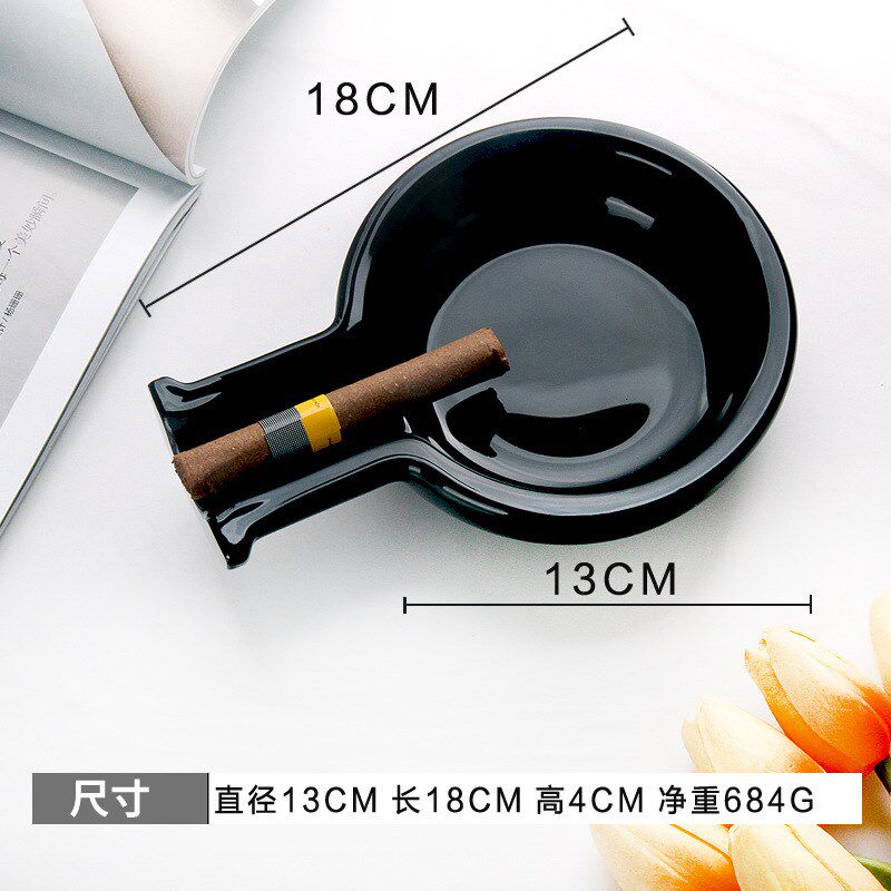土耳其水晶玻璃烟缸创意个性多功能欧式家用客厅茶几摆件烟灰缸