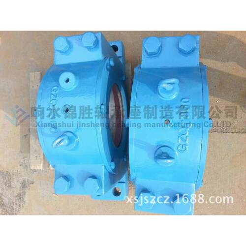 轴承座 GZQ4-320铸钢轴承座 锦胜轴承座XS.JS双轴承耐磨