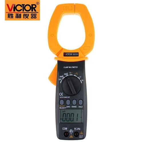 胜利仪器 数字钳形表VC6050 钳形用表 大电流钳表 交直流2000A