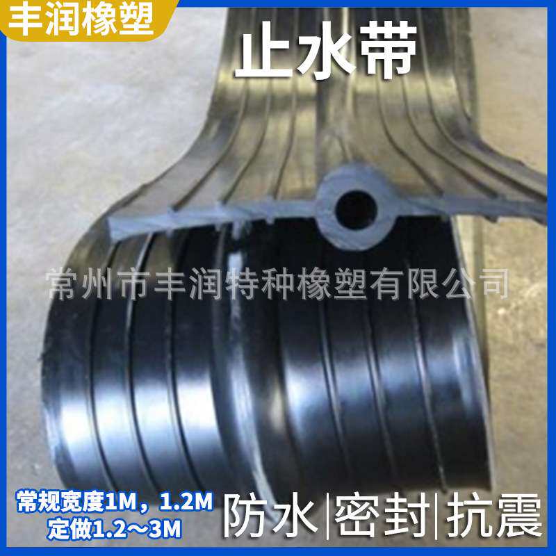 橡胶止水密封条桥梁隧道工程伸缩缝防尘带钢边背贴式止水条厂家