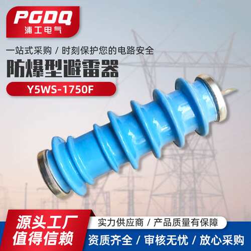 防爆型避雷器Y5WS-17/50FT 高压避雷器南方电网彩瓷避雷器高压