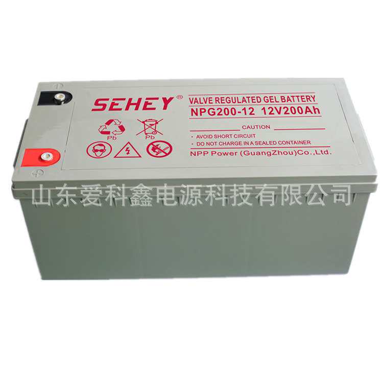 SEHEY西力蓄电池 NPG55-12 12V55AH 光伏太阳能免维护胶体电池