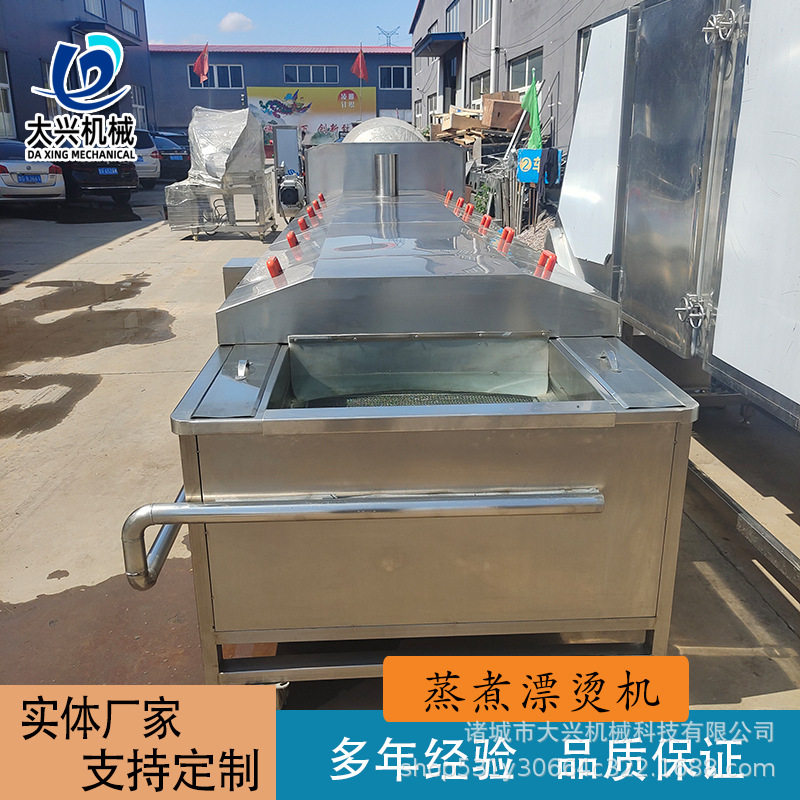 牛奶酸奶巴氏杀菌机 秋葵豆角大型漂烫机 撒尿丸子蒸煮漂烫线