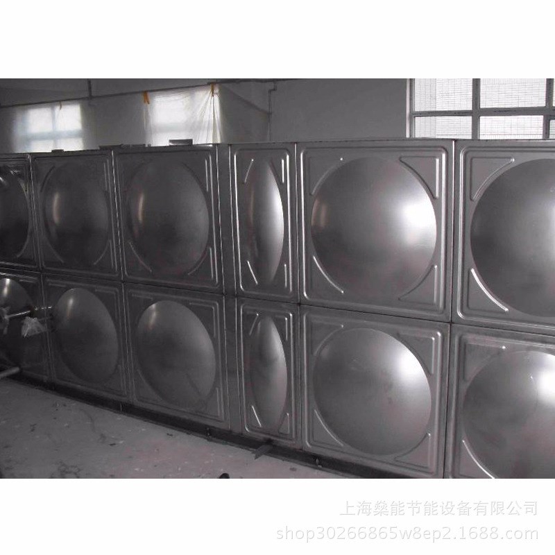 上海304不锈钢水箱玻璃钢镀锌A搪瓷喷塑大型方形保温防腐储水设备