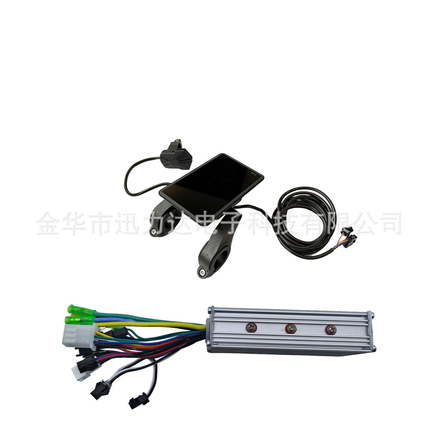 电动自行车滑板车M7C液晶彩屏LCD速度电量显示500W无刷控制器5530