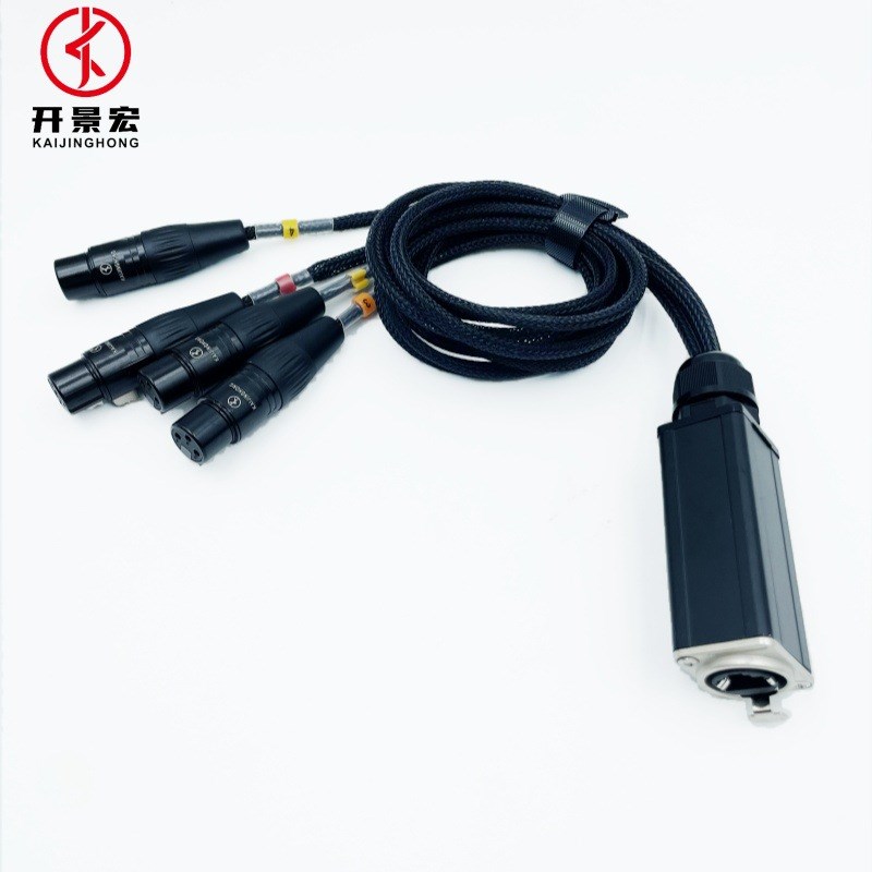 RJ45转多通道XLR音频适配器DMX51G2网络信号延伸器网线转模拟分配