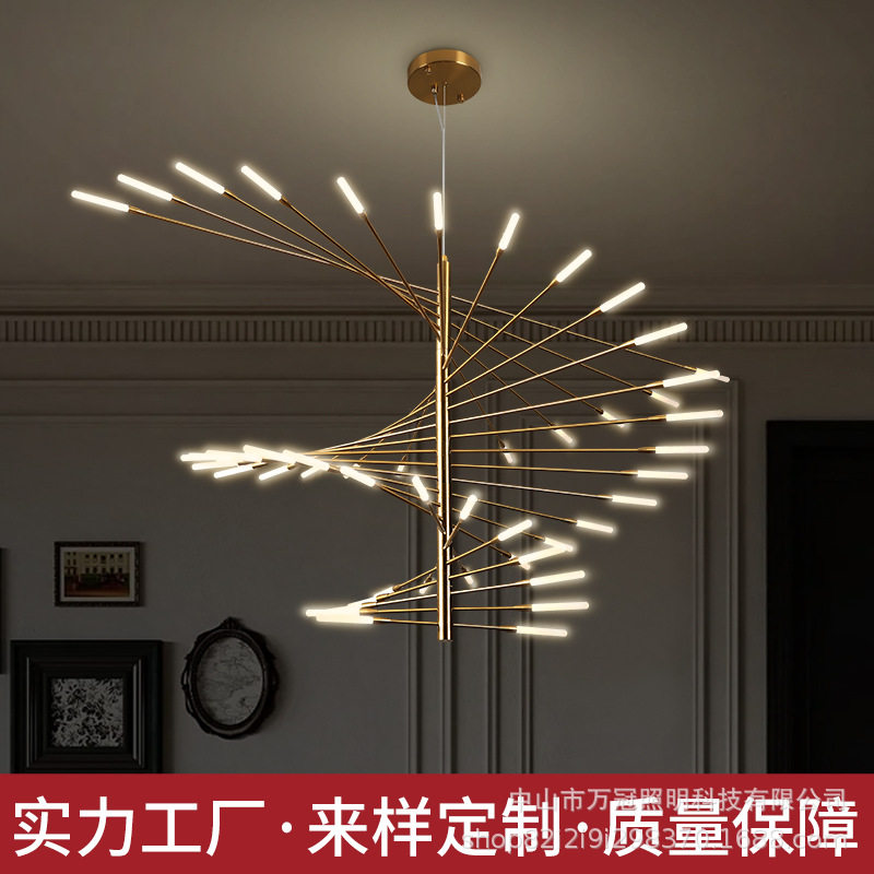 现代简约餐厅吊灯别墅客厅个性创客厅吊灯