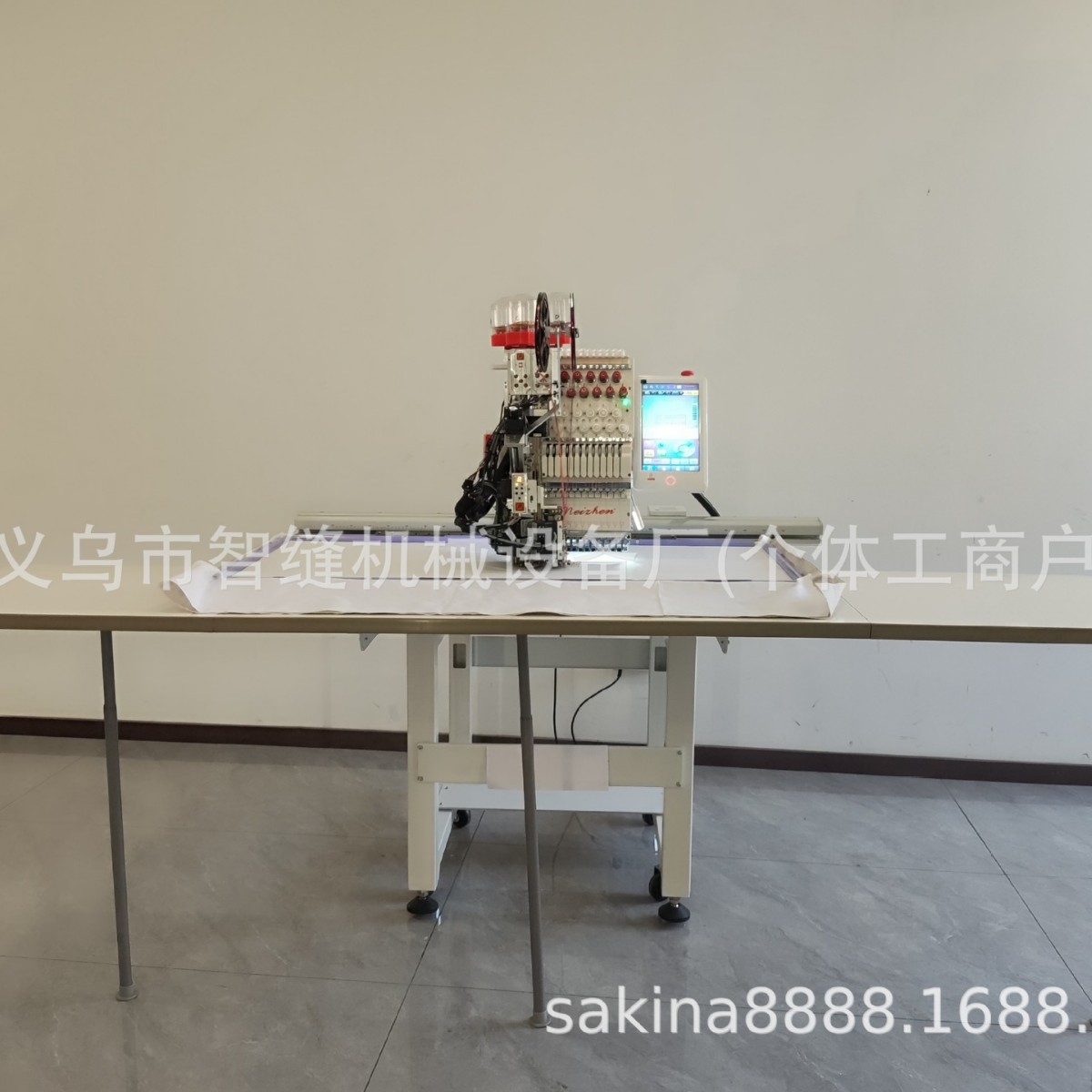 电脑绣花机珠绣5001200新款家用马头机单头针大面积亮片绣刺绣机