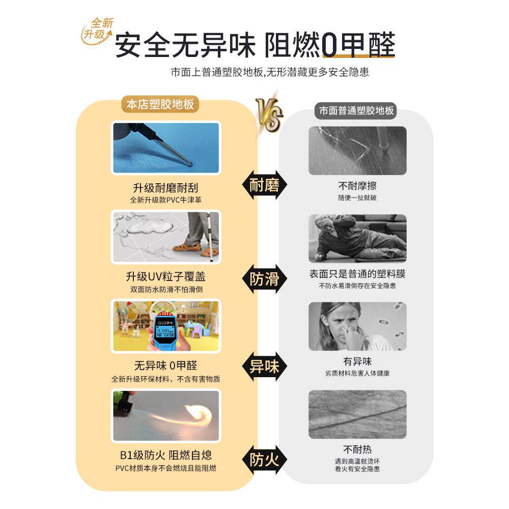 商用纯黑色pvc塑胶地板革地胶铺垫水泥地直接铺加厚耐磨防水防满