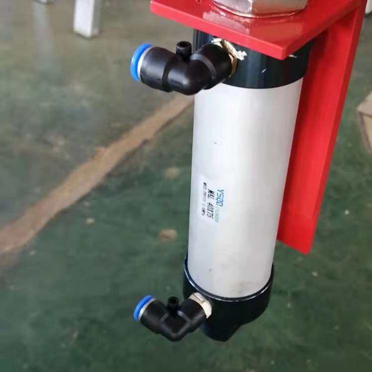 山东新锋厂家 气动绷网机40*75气缸配件 丝网拉网机配套