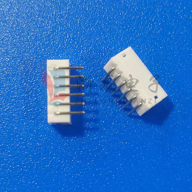 接插件ZH1.5-6P弯插端子1.5-6AW弯针座 90度条形连接器 1000只