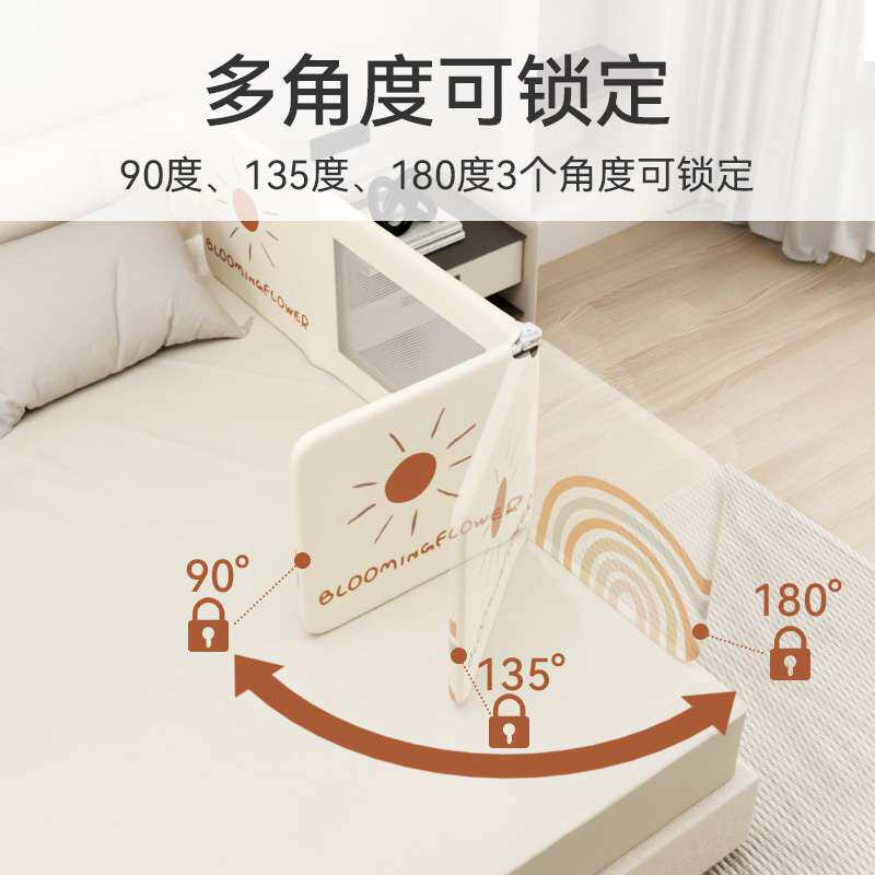 儿床围栏免安装便携式防压挡板单面防摔宝宝旅行折叠护栏一侧