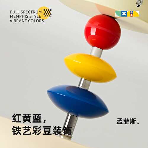 法式奶油卧室儿童房led全光谱吸顶灯护眼房间灯家装灯饰灯具中山