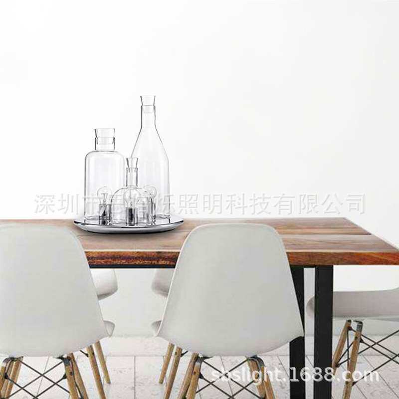 简约现代客厅茶几台灯卧室书房创意个性时尚艺术复古酒瓶玻璃台灯