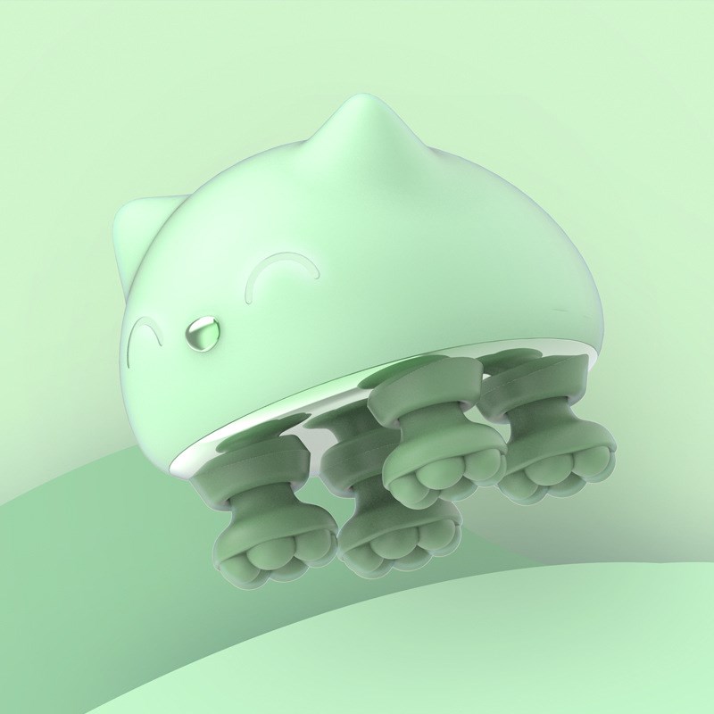 头部猫爪按摩仪i揉捏脑袋经络家用揉捏抓头电动全身按摩仪洗头器