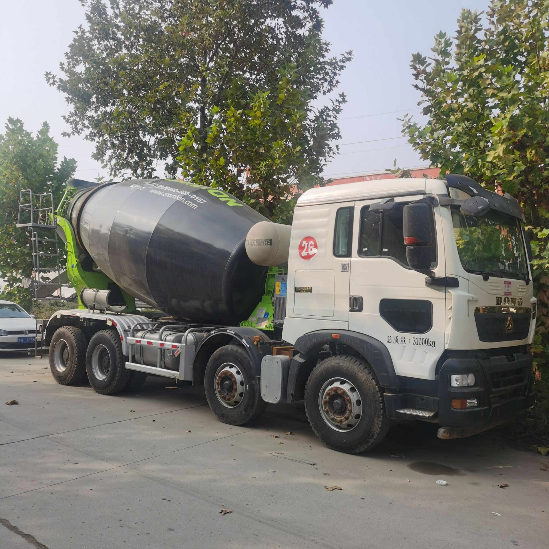 厂家供应翻新中国重汽豪沃12方混凝土搅拌车 HOWO6*4水泥运输罐车