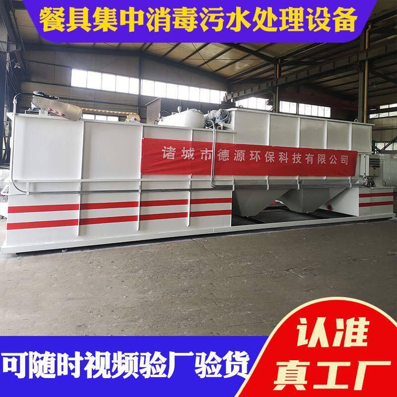 源头厂家现货餐具中心集中消毒污水处理设备气浮机环保设备装置