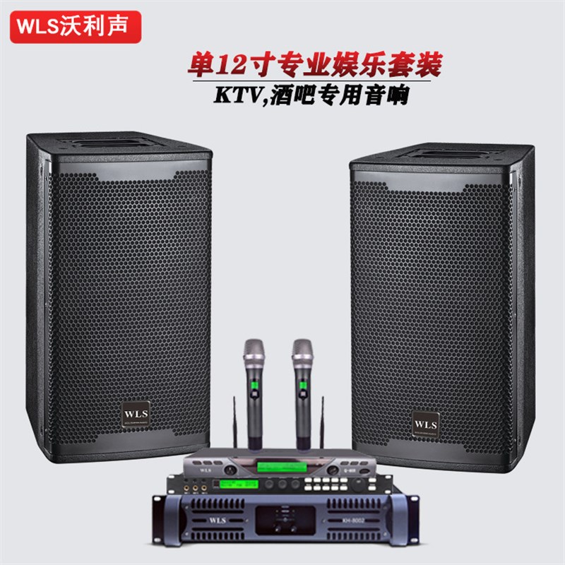单12寸娱乐音响套装KTV专用专 业音箱设备会议室音响家用K歌音箱