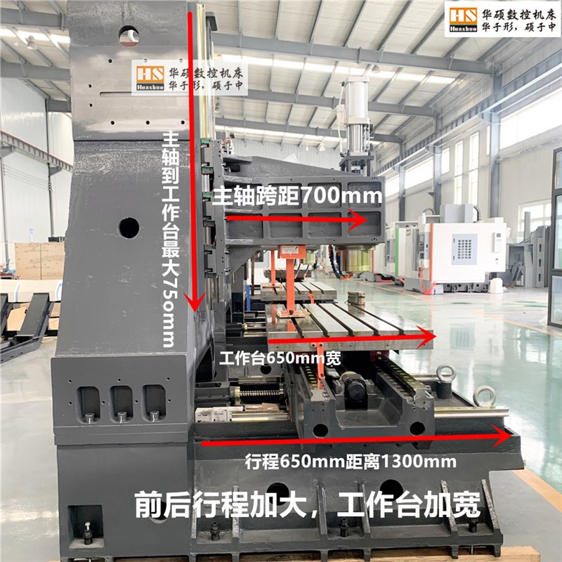 直销1165重型线轨加工中心行程650工作台650