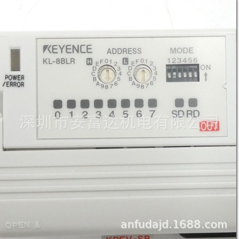 KEYENCE/基恩士KLs-8BLR带中继功能的螺钉端子台继电器输出8点