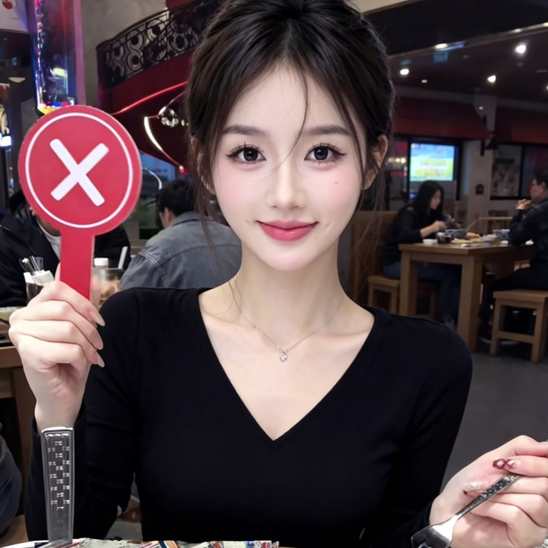 桃黑黑同款迷你双面举牌对错牌