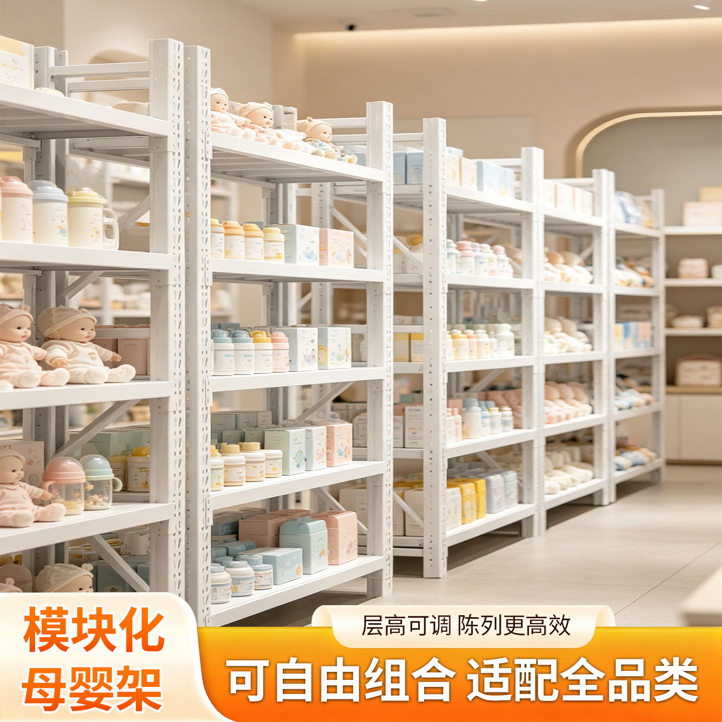 母婴店专用货架多层置物架