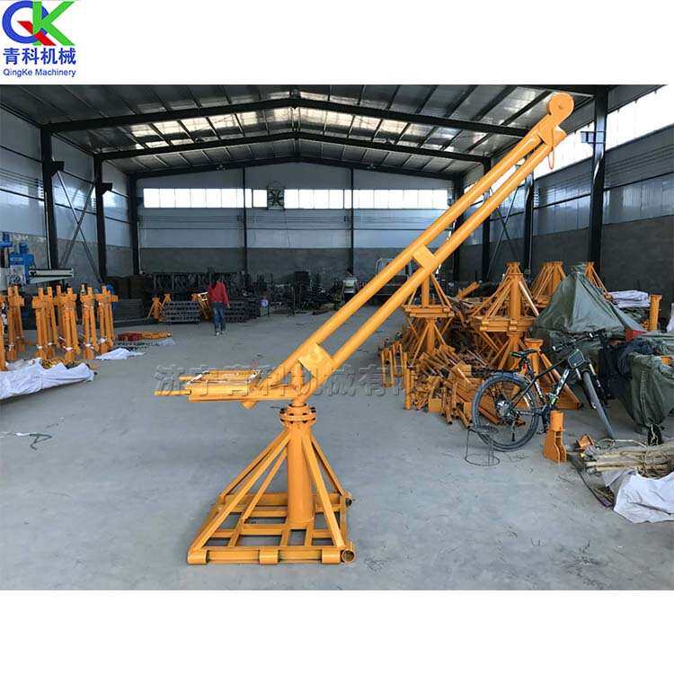 产地 360度旋转装修小吊机 搬家公司用提升机 建筑工地吊料机