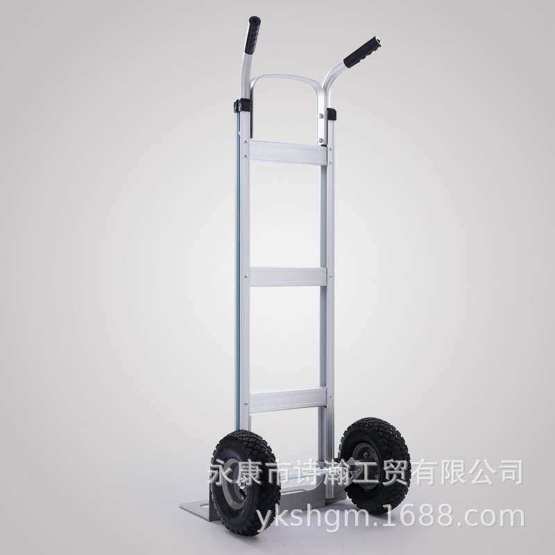 直销铝合金加厚老虎车手推车两轮拉货车手动搬运车载重王小推