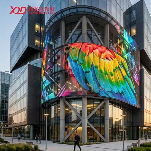 网格屏 led点光源透明防水像素屏柔性屏新媒体柔性透明网格屏厂家