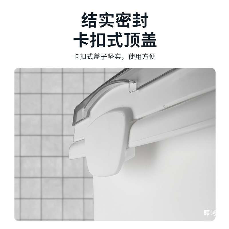 塑料可移动面粉车商用100斤面粉桶烘焙白糖储米桶五谷杂粮大容量