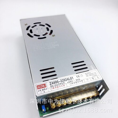 600瓦大功率开关电源 AC220V转DC24V 电流25A  功率600瓦