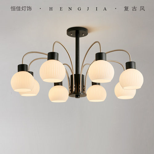 中古吊灯客厅主灯北欧现代轻