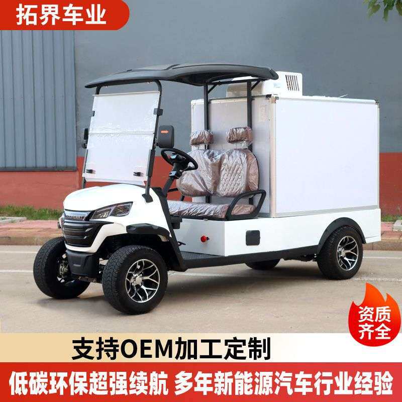 封闭箱式四轮载货车多开门电动货车小型外贸出口厢货电动送餐车