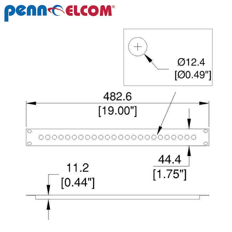 Penn Elcom 番尔康R1313/1UK抽屉托架 服务器 网络机柜机柜配件
